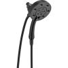 imageDelta Faucet 4Spray H2Okinetic In2ition 2in1 Dual Hand Held Shower Head with Hose and Magnetic Docking Matte Black 58472BLMatte Black