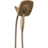 imageDelta Faucet 4Spray In2ition Dual Shower Head with Handheld Spray Brushed Nickel Shower Head with Hose Showerheads ampamp Handheld Showers Handheld Shower Heads Stainless 58498SSChampagne Bronze