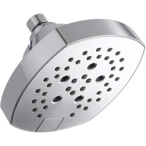 imageDELTA FAUCET 52663BL 5Setting H2Okinetic Shower Head Matte BlackChrome