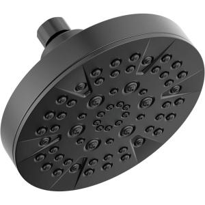 imageDELTA FAUCET FAUCET 5Spray Matte Black Shower Head DELTA FAUCET Shower Head Black Showerheads Shower Head Black Matte 175 GPM Flow Rate Matte Black 52535BL