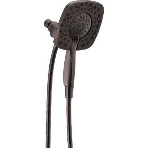 imageDelta Faucet 4Spray In2ition Dual Shower Head with Handheld Spray Brushed Nickel Shower Head with Hose Showerheads ampamp Handheld Showers Handheld Shower Heads Stainless 58498SSVenetian Bronze