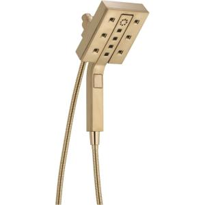 imageDelta Faucet 58473SSPR25 Universal Showering Combo 25 GPM Water Flow Lumicoat StainlessChampagne Bronze