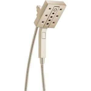 imageDelta Faucet 58473SSPR25 Universal Showering Combo 25 GPM Water Flow Lumicoat StainlessPolished Nickel