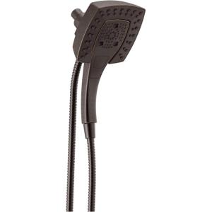 imageDelta Faucet 5Spray In2ition Dual Shower Head with HandHeld Spray H2Okinetic Chrome Shower Head with Hose Showerheads Magnetic Docking Lumicoat Chrome 58474PR25Venetian Bronze