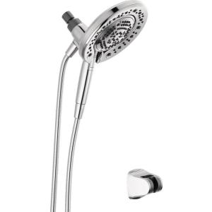 imageDelta Faucet 7Setting In2ition Dual Shower Head with Handheld Spray Brushed Nickel Shower Head with Hose Showerheads ampamp Handheld Showers Handheld Shower Heads Satin Nickel 75687DSNChrome