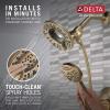 imageDELTA 144840SPI Arvo TubShower Faucet SpotShield Brushed NickelChampagne Bronze