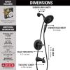 imageDELTA 144840SPI Arvo TubShower Faucet SpotShield Brushed NickelMatte Black