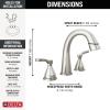 imageDelta 35775SSPDPRDST Stryke Bathroom Faucet Lumicoat Stainless