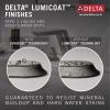 imageDelta Faucet 3599LFPRMPU Pivotal Widespread ChromeBlack Stainless