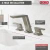 imageDelta Faucet 3599LFPRMPU Pivotal Widespread ChromeMatte Black