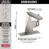 imageDelta Faucet 543SSPRMPUDST Trillian Lavatory Lumicoat Stainless