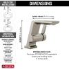 imageDelta Faucet 599SSPRMPUDST Pivotal Bar Faucet Lumicoat Stainless