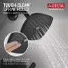 imageDelta Faucet Ashlyn 14 Series SingleFunction Shower Faucet Set Full Body Spray Shower Head Black Delta Shower Trim Kit Matte Black T14264BL Valve Not IncludedMatte Black