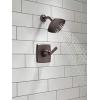 imageDelta Faucet Ashlyn 14 Series SingleFunction Shower Faucet Set Full Body Spray Shower Head Black Delta Shower Trim Kit Matte Black T14264BL Valve Not IncludedVenetian Bronze
