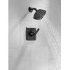 imageDelta Faucet Ashlyn 14 Series SingleFunction Shower Faucet Set Full Body Spray Shower Head Black Delta Shower Trim Kit Matte Black T14264BL Valve Not IncludedMatte Black