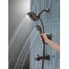imageDelta Faucet Ashlyn 17 Series DualFunction Tub and Shower Trim Kit with 2Spray TouchClean In2ition 2in1 Hand Held Shower Head with Hose Matte Black T17464BLI Valve Not IncludedVenetian Bronze