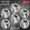 imageDelta Faucet Ashlyn 17 Series DualFunction Tub and Shower Trim Kit with 2Spray TouchClean In2ition 2in1 Hand Held Shower Head with Hose Matte Black T17464BLI Valve Not IncludedMatte Black