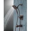 imageDelta Faucet Ashlyn 17 Series DualFunction Tub and Shower Trim Kit with 2Spray TouchClean In2ition 2in1 Hand Held Shower Head with Hose Matte Black T17464BLI Valve Not IncludedVenetian Bronze