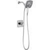 imageDelta Faucet Ashlyn 17 Series DualHandle Delta Shower Trim Kit with In2ition 2in1 Shower Head with Handheld Spray Matte Black Shower Fixture Matte Black T17264BLI Valve Not IncludedChrome