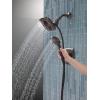 imageDelta Faucet Ashlyn 17 Series DualHandle Delta Shower Trim Kit with In2ition 2in1 Shower Head with Handheld Spray Matte Black Shower Fixture Matte Black T17264BLI Valve Not IncludedVenetian Bronze