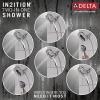 imageDelta Faucet Ashlyn 17 Series DualHandle Delta Shower Trim Kit with In2ition 2in1 Shower Head with Handheld Spray Matte Black Shower Fixture Matte Black T17264BLI Valve Not IncludedChrome