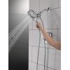 imageDelta Faucet Ashlyn 17 Series DualHandle Delta Shower Trim Kit with In2ition 2in1 Shower Head with Handheld Spray Matte Black Shower Fixture Matte Black T17264BLI Valve Not IncludedChrome