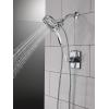 imageDelta Faucet Ashlyn 17 Series DualHandle Delta Shower Trim Kit with In2ition 2in1 Shower Head with Handheld Spray Matte Black Shower Fixture Matte Black T17264BLI Valve Not IncludedChrome