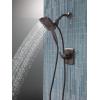 imageDelta Faucet Ashlyn 17 Series DualHandle Delta Shower Trim Kit with In2ition 2in1 Shower Head with Handheld Spray Matte Black Shower Fixture Matte Black T17264BLI Valve Not IncludedVenetian Bronze
