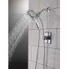 imageDelta Faucet Ashlyn 17 Series DualHandle Delta Shower Trim Kit with In2ition 2in1 Shower Head with Handheld Spray Matte Black Shower Fixture Matte Black T17264BLI Valve Not IncludedChrome