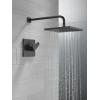 imageDelta Faucet Modern 14 Series Matte Black Shower Faucet Delta Shower Trim Kit with SingleSpray TouchClean Black Shower Head Matte Black T14267BLPP Valve Not IncludedMatte Black