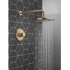 imageDelta Faucet Modern Raincan Round SingleFunction Shower Valve Trim Kit Black Shower Faucet Set Rainfall Shower Head Black Delta Shower Trim Kit Matte Black T14269BLPP Valve Not IncludedChampagne Bronze