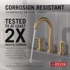 imageDelta Faucet Nicoli 14 Series SingleHandle Shower Faucet with 5Setting H2Okinetic Shower Head Nicoli Widespread Bathroom Sink Faucet 3Hole Champagne Bronze Shower Valve IncludedChampagne Bronze