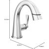 imageDelta Faucet Stryke Pull Down Bathroom Faucet Bathroom Pull Out Faucet Chrome Single Hole Bathroom Faucet with Pull Down Sprayer Bathroom Sink Faucet Lumicoat Chrome 5776PDPRDSTLumicoat Chrome