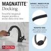 imageDelta Faucet Stryke Pull Down Bathroom Faucet Bathroom Pull Out Faucet Gold Single Hole Bathroom Faucet with Pull Down Sprayer Bathroom Sink Faucet Lumicoat Champagne Bronze 577CZPDPRDSTMatte Black