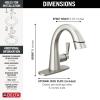 imageDelta Faucet Stryke Pull Down Bathroom Faucet Bathroom Pull Out Faucet Gold Single Hole Bathroom Faucet with Pull Down Sprayer Bathroom Sink Faucet Lumicoat Champagne Bronze 577CZPDPRDSTLumicoat Stainless