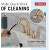 imageDelta Faucet Stryke Pull Down Bathroom Faucet Bathroom Pull Out Faucet Gold Widespread Bathroom Faucet 3 Hole Pull Down Bathroom Sink Faucet Magnet Dock Lumicoat Champagne Bronze 35775CZPDPRDST