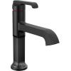 imageDelta Faucet Tetra Gold Single Hole Bathroom Faucet Gold Single Handle Bathroom Faucet Bathroom Sink Faucet Diamond Seal Technology Metal Drain Assembly Lumicoat Champagne Bronze 589CZPRDSTMatte Black