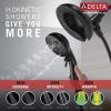 imageDelta Faucet Vesna 14 Series SingleHandle Shower Trim Kit with 5Spray H2Okinetic In2ition Dual Hand Held Shower Head with Hose SpotShield Brushed Nickel 144789SPI Valve IncludedMatte Black