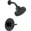 imageDELTA 142749BL Nicoli Tub Shower Matte Black
