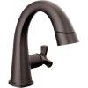 imageDelta Faucet Stryke Pull Down Bathroom Faucet Bathroom Pull Out Faucet Gold Single Hole Bathroom Faucet with Pull Down Sprayer Bathroom Sink Faucet Lumicoat Champagne Bronze 577CZPDPRDSTVenetian Bronze