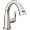 imageDelta Faucet Stryke Pull Down Bathroom Faucet Bathroom Pull Out Faucet Gold Single Hole Bathroom Faucet with Pull Down Sprayer Bathroom Sink Faucet Lumicoat Champagne Bronze 577CZPDPRDSTLumicoat Stainless