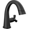 imageDelta Faucet Stryke Pull Down Bathroom Faucet Bathroom Pull Out Faucet Gold Single Hole Bathroom Faucet with Pull Down Sprayer Bathroom Sink Faucet Lumicoat Champagne Bronze 577CZPDPRDSTMatte Black