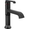 imageDelta Faucet Tetra Gold Single Hole Bathroom Faucet Gold Single Handle Bathroom Faucet Bathroom Sink Faucet Diamond Seal Technology Metal Drain Assembly Lumicoat Champagne Bronze 589CZPRDSTMatte Black