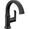imageDelta Faucet Tetra Gold Single Hole Bathroom Faucet Gold Single Handle Bathroom Faucet Bathroom Sink Faucet Diamond Seal Technology Metal Drain Assembly Lumicoat Champagne Bronze 588SHCZPRDSTMatte Black