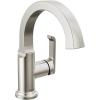 imageDelta Faucet Tetra Gold Single Hole Bathroom Faucet Gold Single Handle Bathroom Faucet Bathroom Sink Faucet Diamond Seal Technology Metal Drain Assembly Lumicoat Champagne Bronze 588SHCZPRDSTLumicoat Stainless
