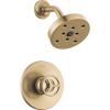 imageDelta T14259BL Trinsic Shower Faucet Without Rough Matte BlackChampagne Bronze
