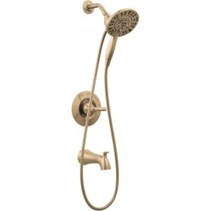 imageDELTA 144840SPI Arvo TubShower Faucet SpotShield Brushed NickelChampagne Bronze