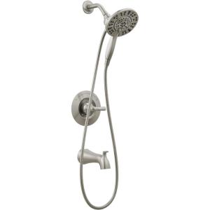 imageDELTA 144840SPI Arvo TubShower Faucet SpotShield Brushed NickelSpotShield Stainless
