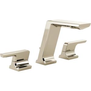 imageDelta Faucet 3599LFPRMPU Pivotal Widespread ChromePolished Nickel