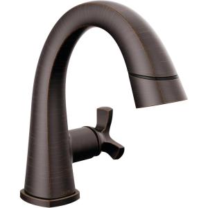 imageDelta Faucet Stryke Pull Down Bathroom Faucet Bathroom Pull Out Faucet Brushed Nickel Single Hole Bathroom Faucet with Pull Down Sprayer Bathroom Sink Faucet Lumicoat Stainless 5776SSPDPRDSTVenetian Bronze